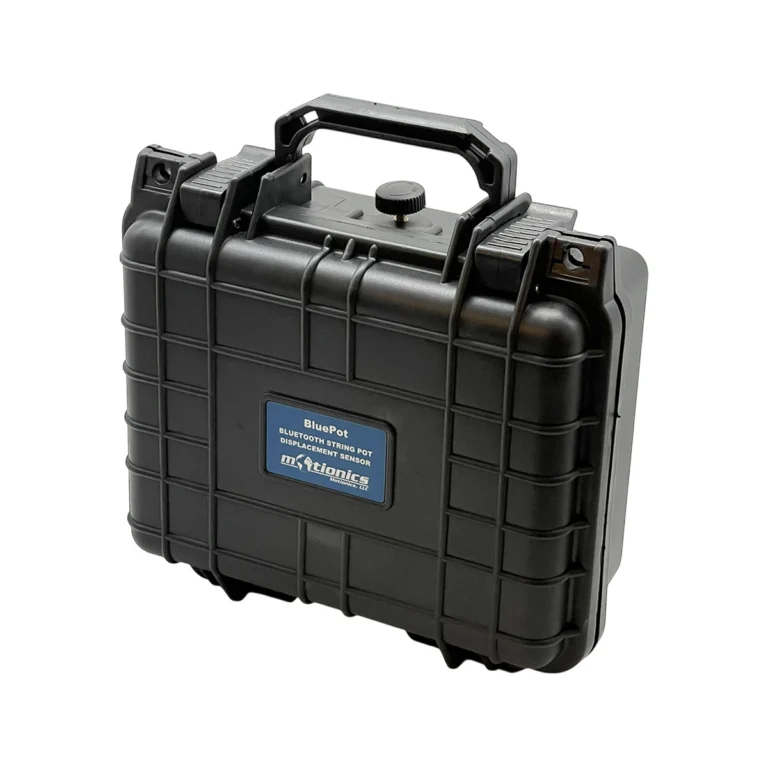 This BluePot Kit includes 1x BluePot Bluetooth String Pot and charging accessories in a protective carrying case with custom laser-cut foam. #BluePot #WirelessMeasurement #CustomApplicationKit [Ref: 1125251225]