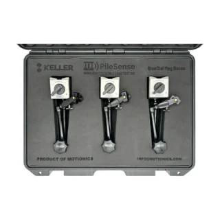 PileSense™: Wireless Load Deflection Test Kit – This PileSense™ Kit includes 3x MagBases in custom laser-cut foam with Keller company branding. #PileSense #WirelessMeasurement #CustomApplicationKit [Ref: 1202250530]