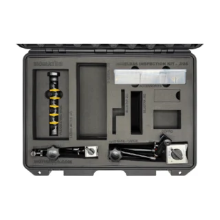 REF: 0603260856 | This custom SiteSense Wireless Inspection Kit (2/2) was created for Komatsu and includes 2x MagBase magnetic bases, 1x FlexBase flexible magnetic base and custom laser-cut foam with cut-outs for additional inspection equipment and fixtures. #WirelessInspectionKit #WirelessMeasurement #CustomApplicationKit