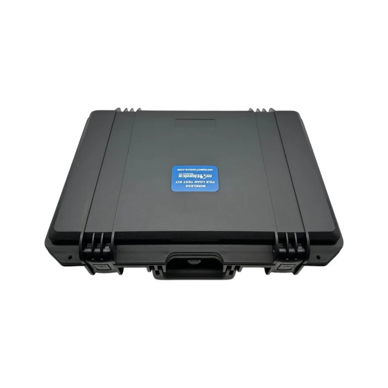 PileSense™: Wireless Load Deflection Test Kit – This PileSense™ custom kit includes 1x Wireless Tension Load Gauge and 2x BluePot Bluetooth String Pots. #PileSense #WirelessMeasurement #CustomApplicationKit [Ref: 1028251046]