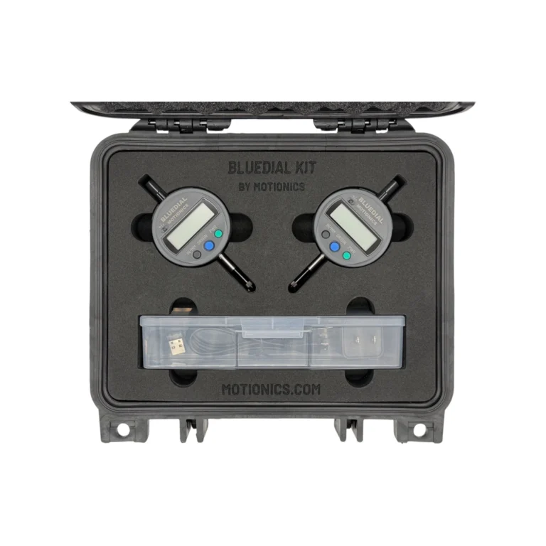 REF: 0717261209 | This custom BlueDial kit includes 2x BlueDial digital dial indicators in a protective carrying case with custom laser-cut foam. #BlueDial #WirelessMeasurement #CustomApplicationKit