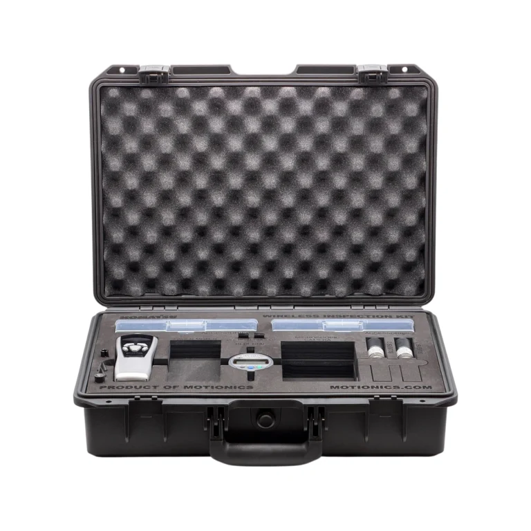 REF: 0603260854 | This custom SiteSense Wireless Inspection Kit (1/2) was created for Komatsu and includes 1x BlueDial Bluetooth dial indicator, 2x BluePSI Bluetooth pressure sensors, 1x BlueTak Bluetooth tachometer and custom laser-cut foam with cut-outs for existing additional inspection equipment. #WirelessInspectionKit #WirelessMeasurement #CustomApplicationKit