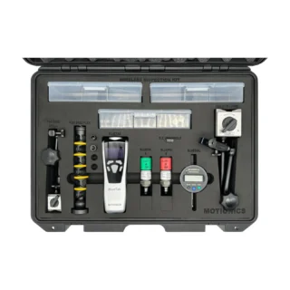 Wireless Inspection Kit – This custom kit includes 2x BluePSI Bluetooth Pressure Sensors, 1x BlueDial Bluetooth Digital Dial Indicator, 1x MagBase for BlueDial, 1x BlueTak Bluetooth Tachometer with 1x Flexible MagBase and 1x Small MagBase plus accessories. These tools are integrated into a protective carrying case with custom laser-cut foam. #WirelessInspectionKit #WirelessMeasurement #CustomApplicationKit [Ref: 1203250103]