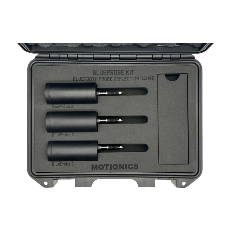 BlueProbe Bluetooth Probe Deflection Gauge Kit – This BlueProbe Kit includes 3x BlueProbe Bluetooth Probe Deflection Gauges and accessories. #BlueProbe #WirelessMeasurement #CustomApplicationKit [Ref: 1030250140]