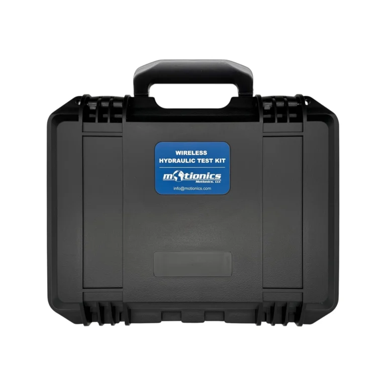 This custom Wireless Hydraulic Pressure Test Kit includes 3x BluePSI D Bluetooth pressure sensors with external long range antenna in a protective carrying case with custom laser-cut foam. #WirelessHydraulicTestKit #WirelessMeasurement #CustomApplicationKit [Ref: 0528260318]