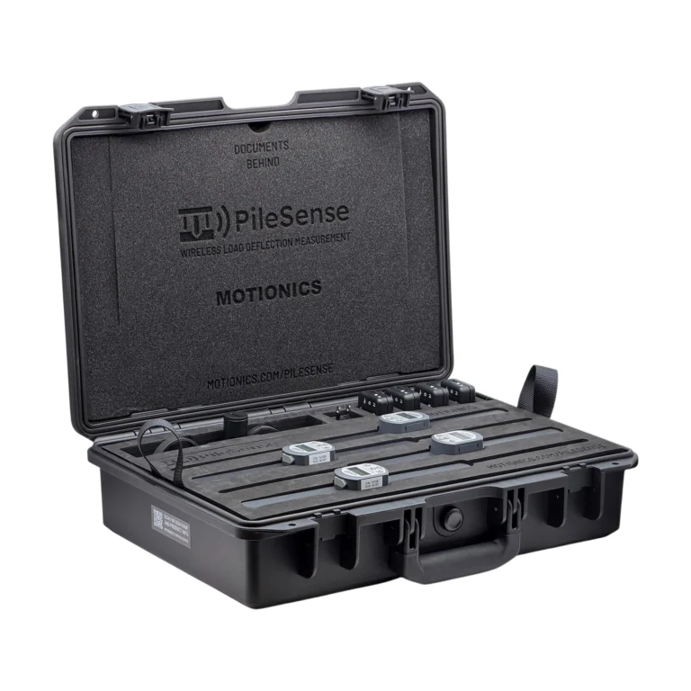 REF: 0507260242 | This PileSense wireless load deflection test kit includes 4x BlueDial Bluetooth digital dial indicators, 4x WiMER wireless transmitters, 1x BluePSI Bluetooth pressure sensor and 1x T-Adapter with 38 Coupling and 1x iPad in a protective carrying case with custom laser-cut foam.
#PileSense #WirelessMeasurement #CustomApplicationKit