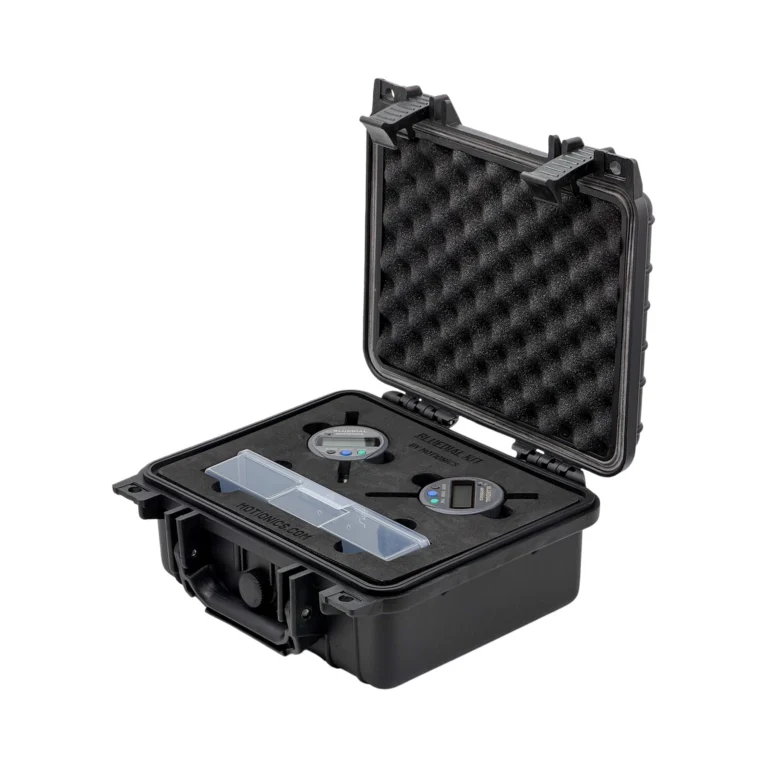 REF: 0717261209 | This custom BlueDial kit includes 2x BlueDial digital dial indicators in a protective carrying case with custom laser-cut foam. #BlueDial #WirelessMeasurement #CustomApplicationKit